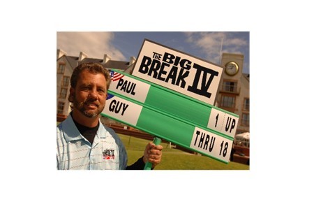 Paul with The Big Break IV sign
