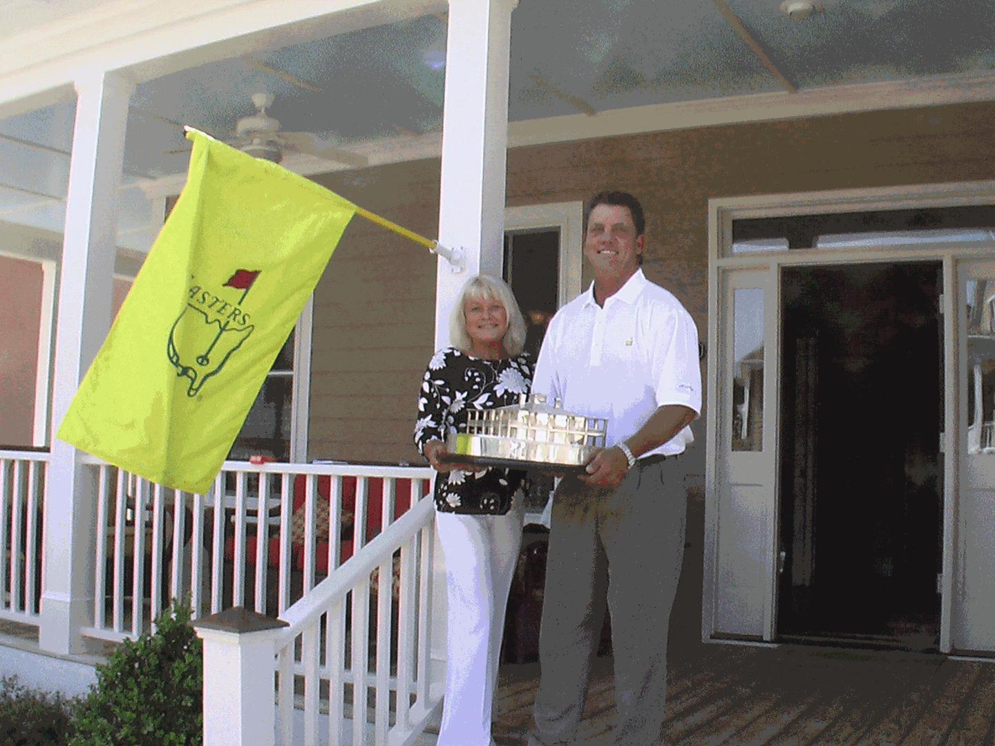 Diane and Paul at The Masters